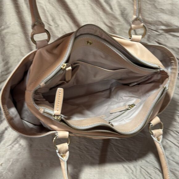 J. Crew Taupe Leather Satchel - Picture 4 of 8